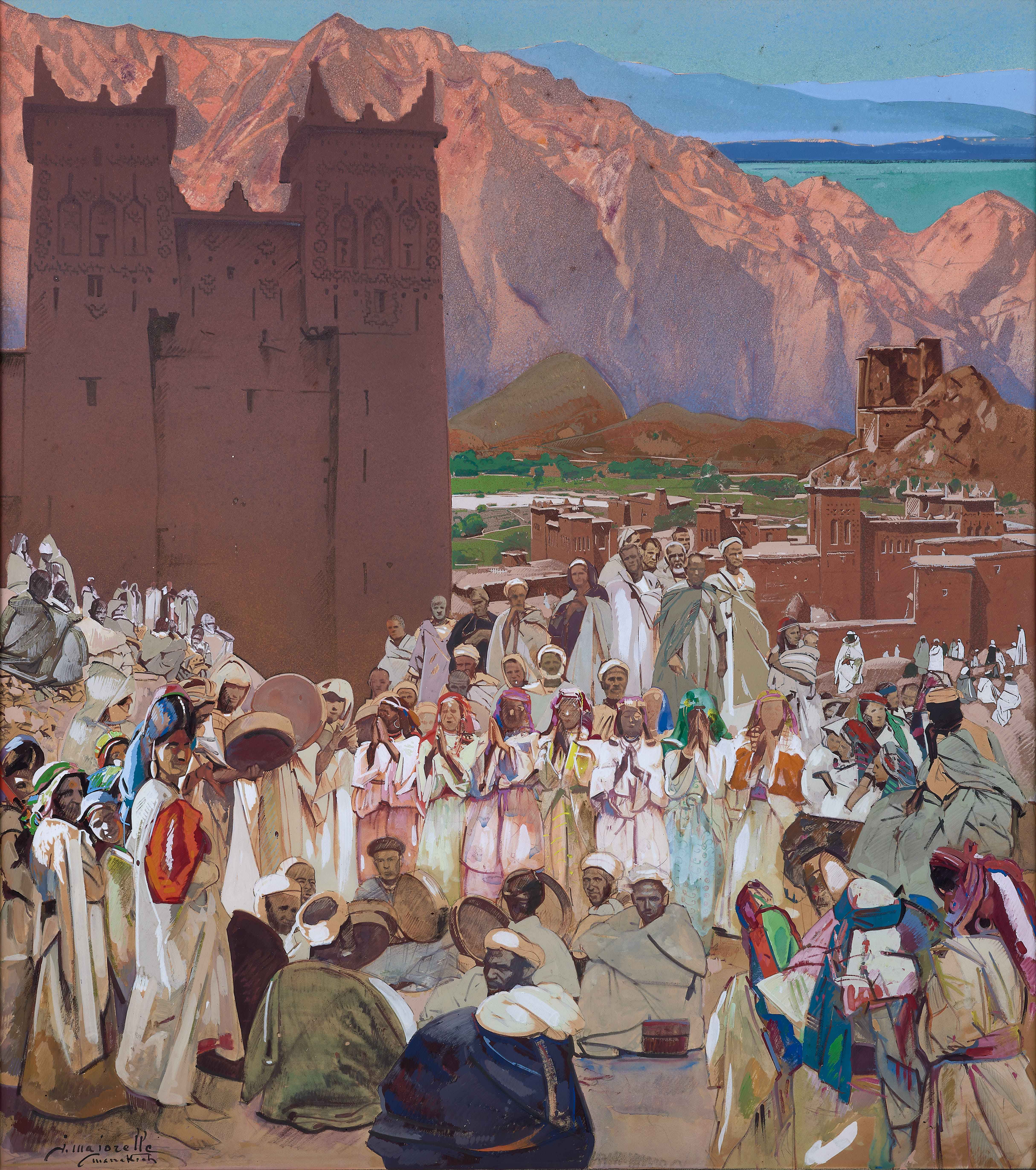 L’Aouache à Télouet - circa 1936