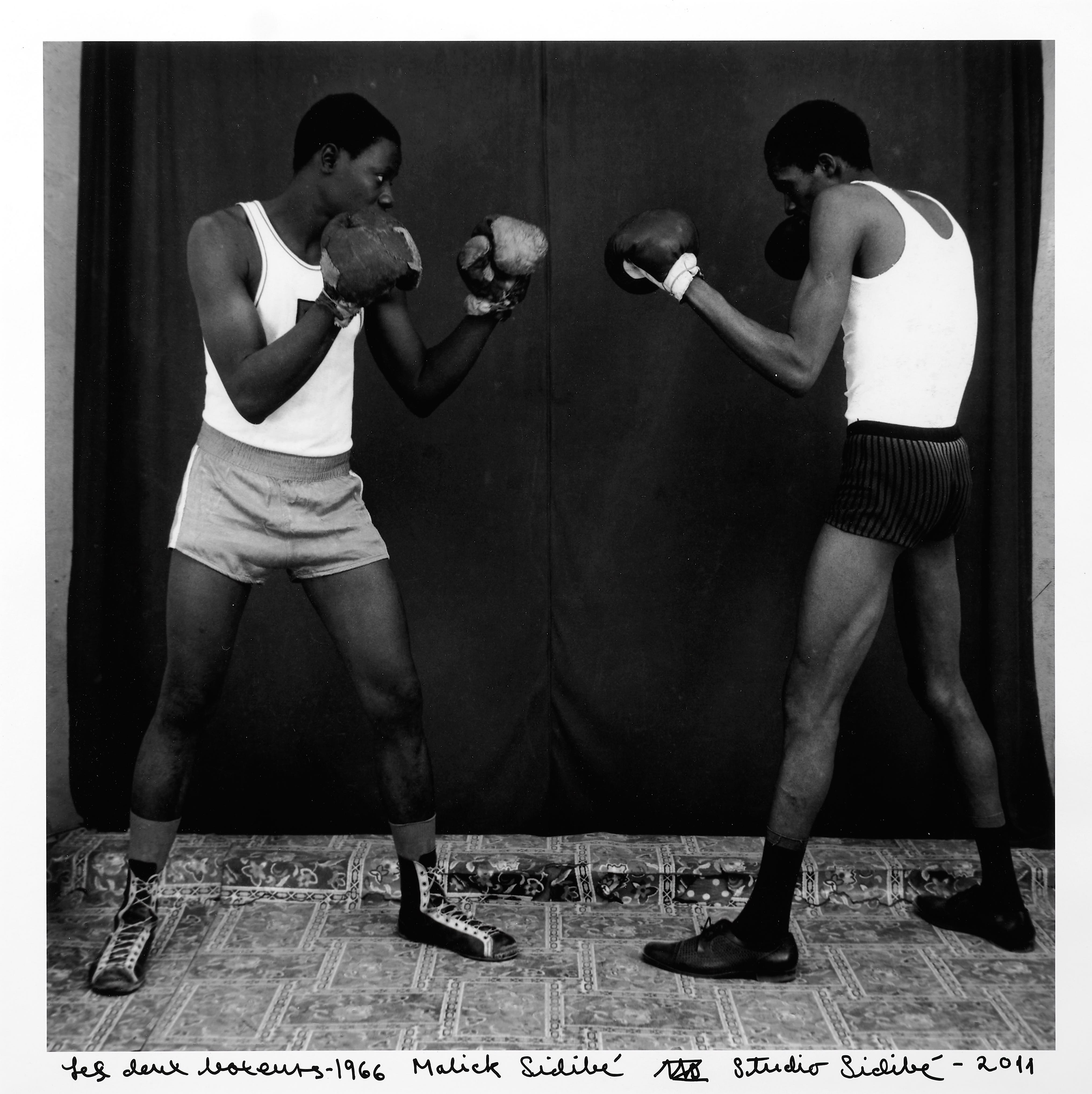 Les deux boxeurs - 1966 (tirage de 2011)