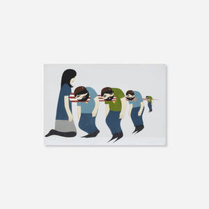 Untitled (Lady with a Spike thru Four Men)