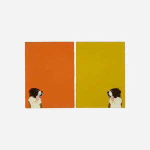 Untitled (Dogs) (diptych)
