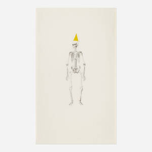 Untitled (Skeleton with Party Hat #7)