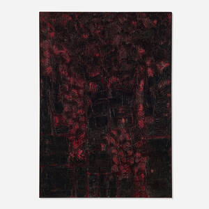 Untitled (Abstract Red and Black)