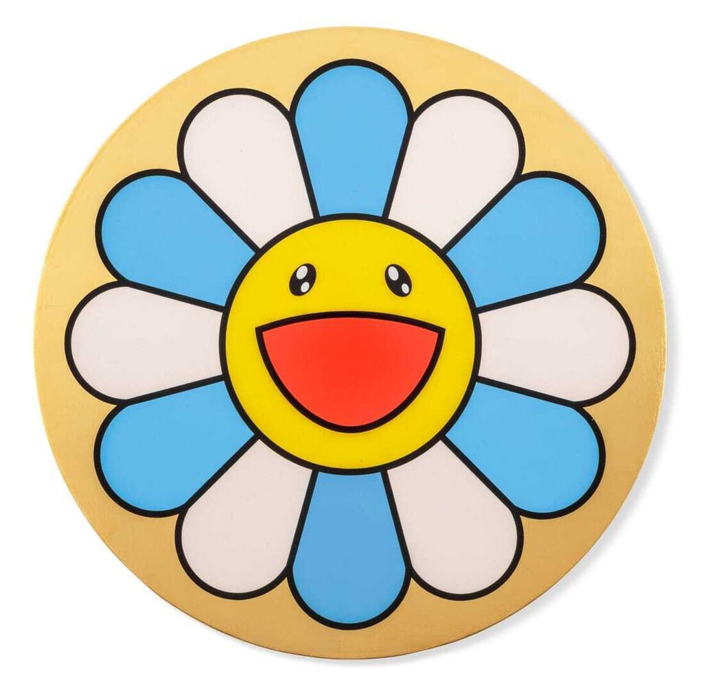 Takashi Murakami, Flower: Blue & White & Gold