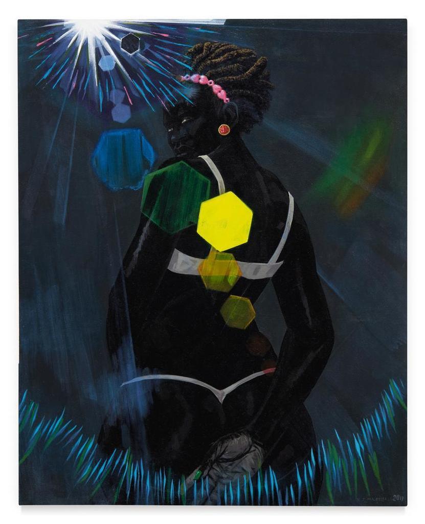 Kerry James Marshall, SMALL PIN-UP (LENS FLARE)