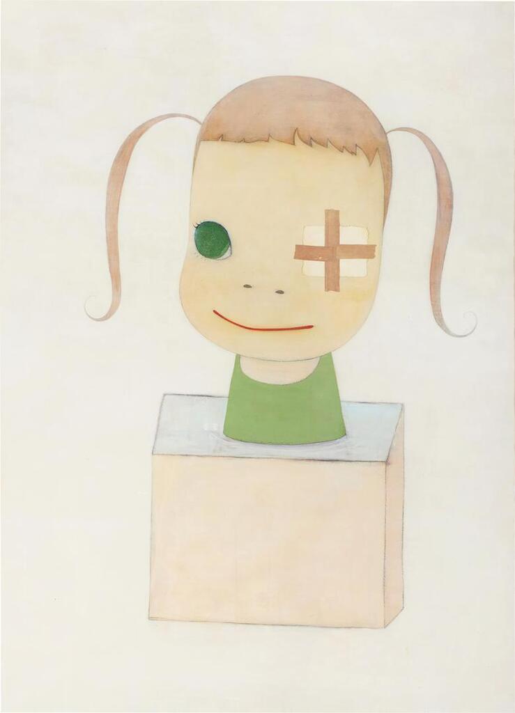 Yoshitomo Nara, Sorry, Just Couldn't Draw Left Eye!
