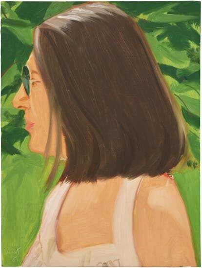 Alex Katz, Study for Ada in Spain