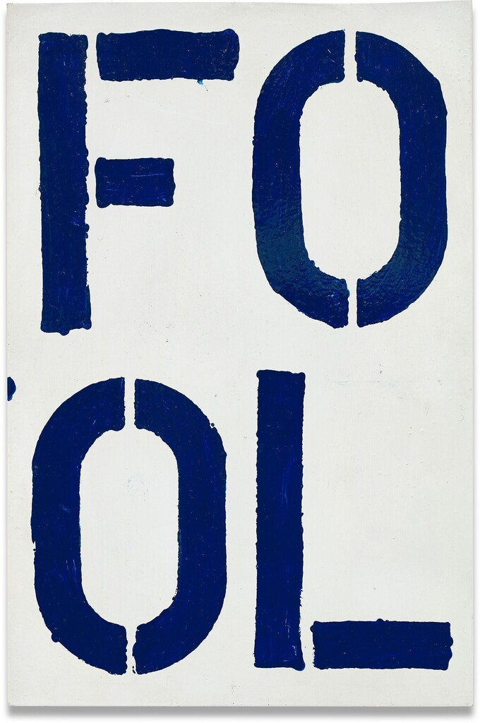 Christopher Wool, Blue Fool