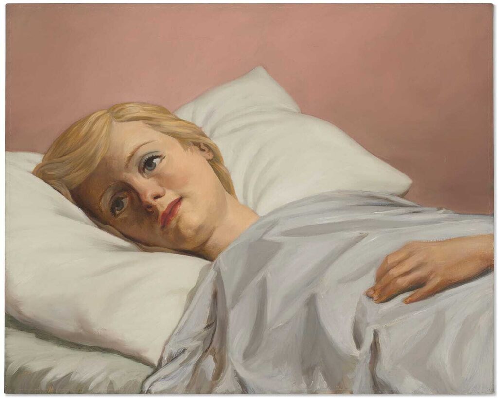 John Currin, Girl in Bed