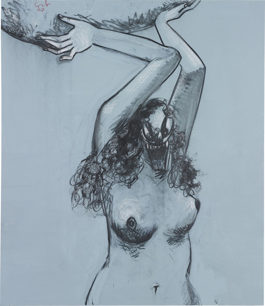 George Condo, The Rock Thrower