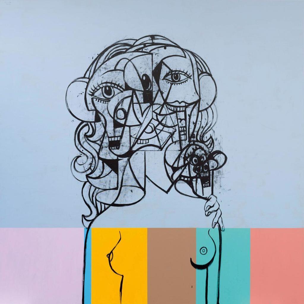 George Condo, WOMEN AND MEN