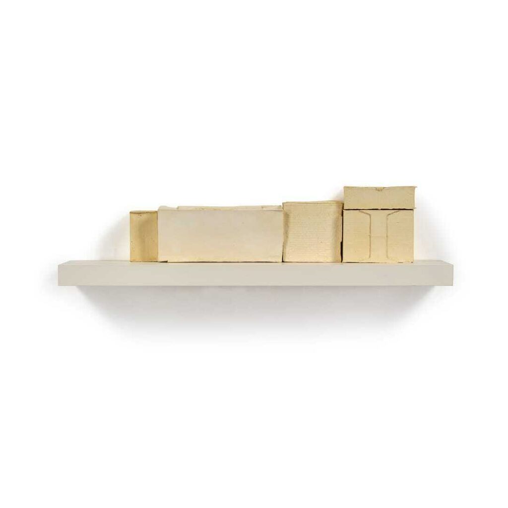 plaster, wood and aluminum