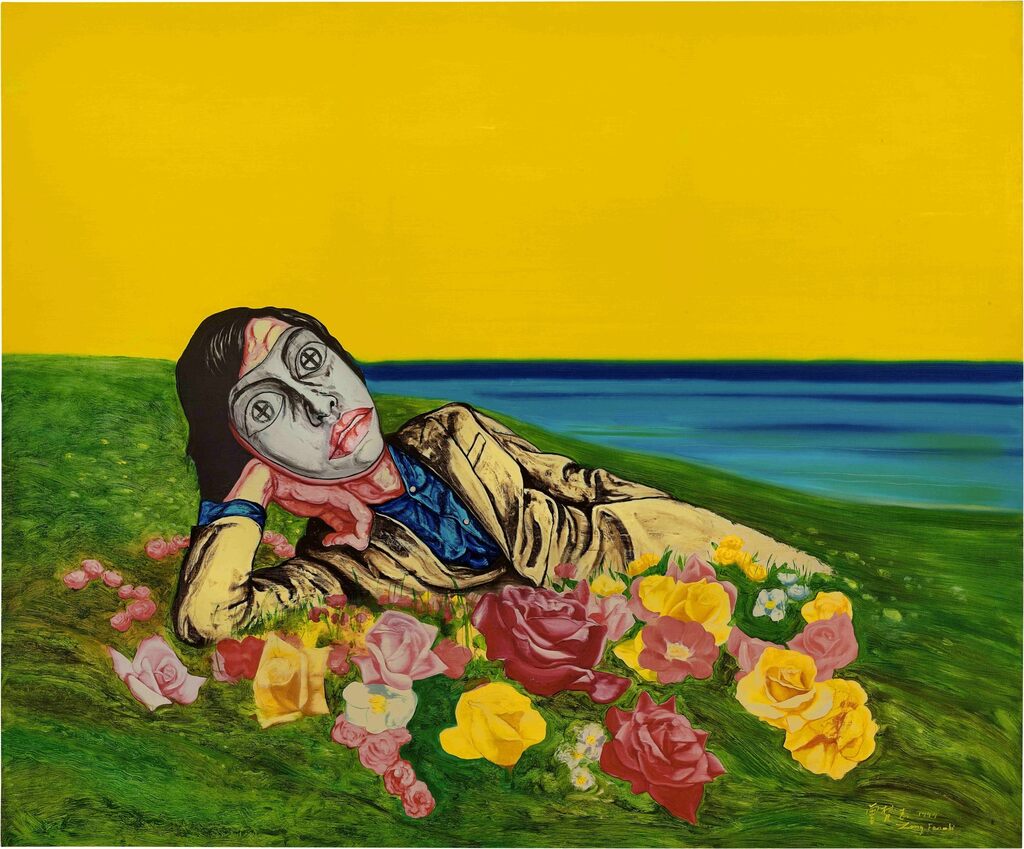 Zeng Fanzhi, Mask Series 1999 No. 2