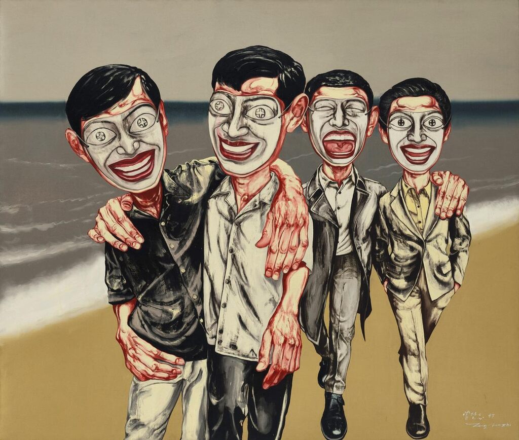 Zeng Fanzhi, Mask Series No. 4