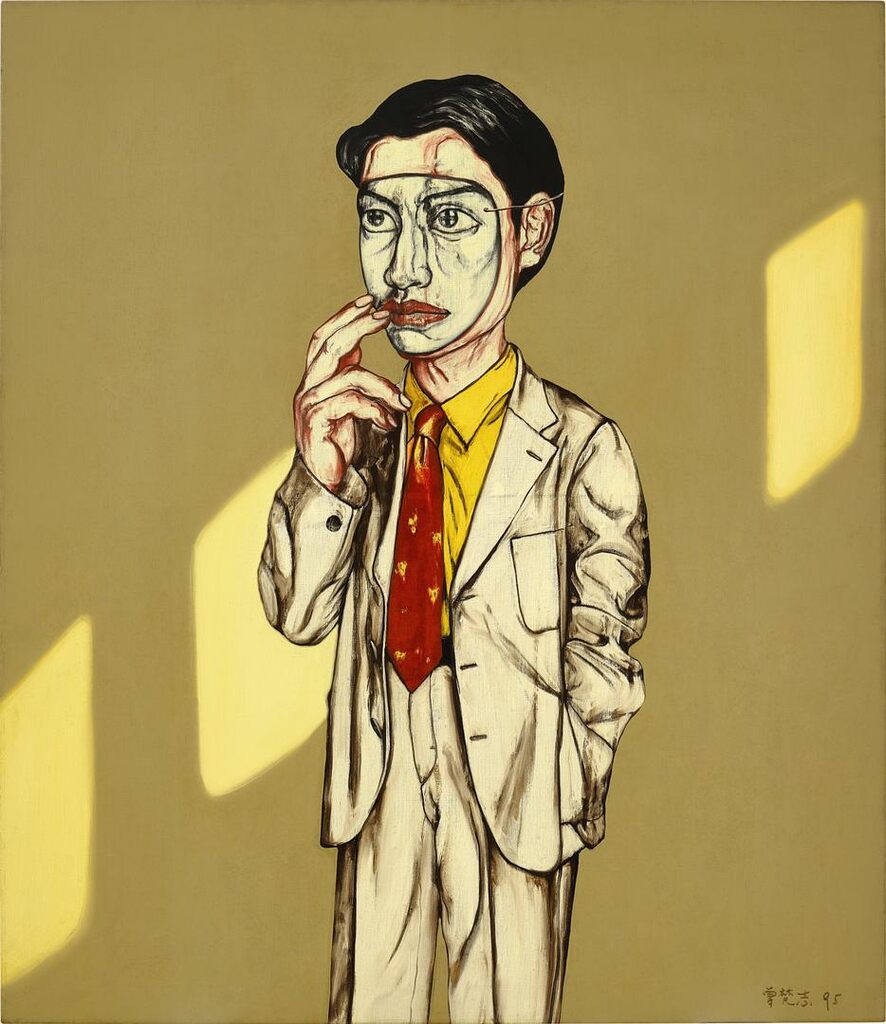 Zeng Fanzhi, Mask Series 1995 no.12