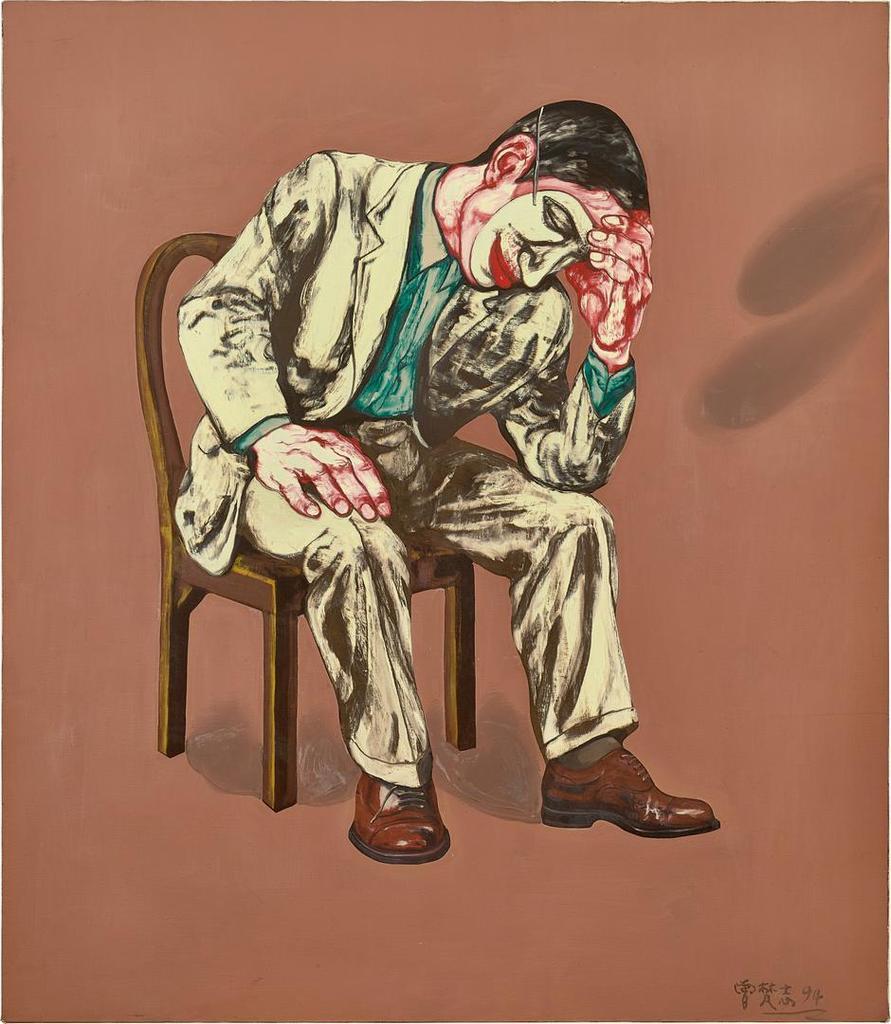 Zeng Fanzhi, Mask Series No. 18 面具系列18號
