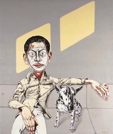 Zeng Fanzhi, Mask series 1996 No.8