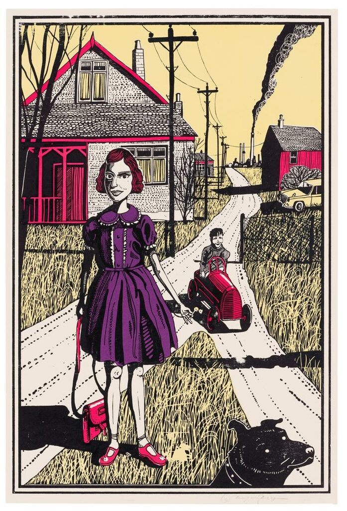 Plate 1, from: Six Snapshots of Julie (colour)
