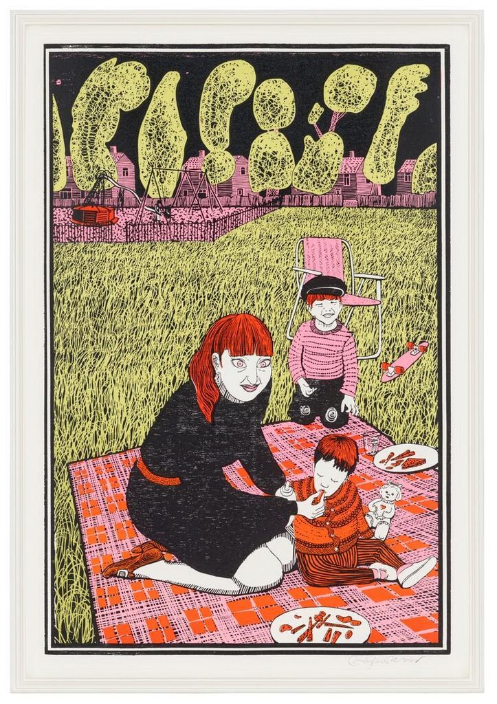 Plate 3, from: Six Snapshots of Julie (colour)