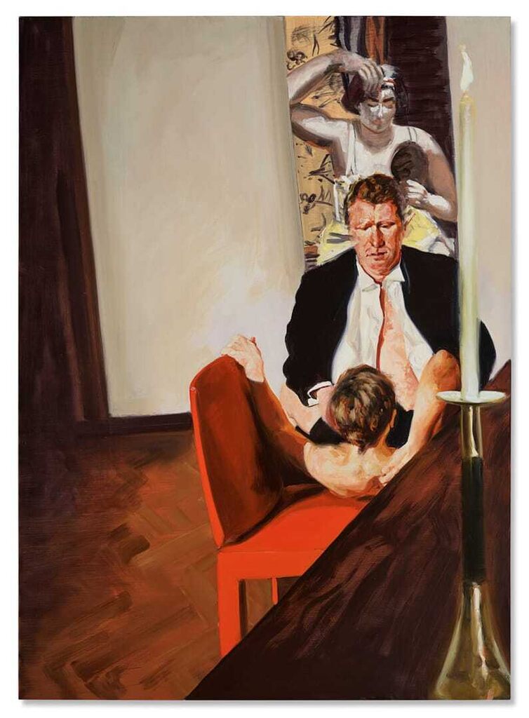 Eric Fischl, Krefeld Project, Dining Room, Scene #1