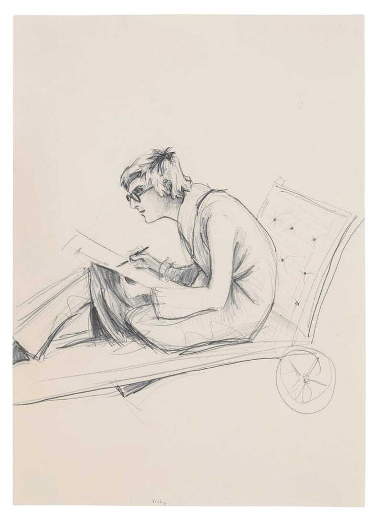 Elizabeth Peyton, Vichy (David at the Spa)
