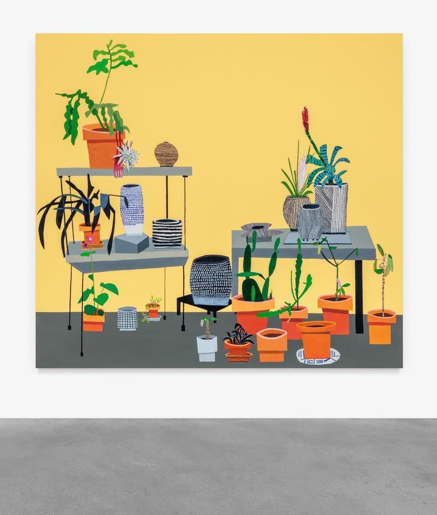 Jonas Wood, YELLOW STILL LIFE