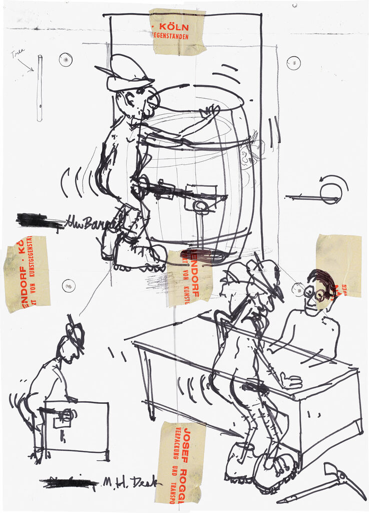 Untitled (Drawing for Alpine Man)