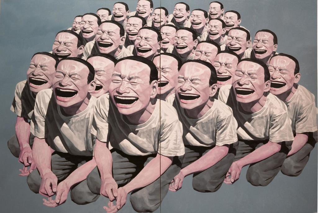 Yue Minjun, Self-Portrait 自畫像