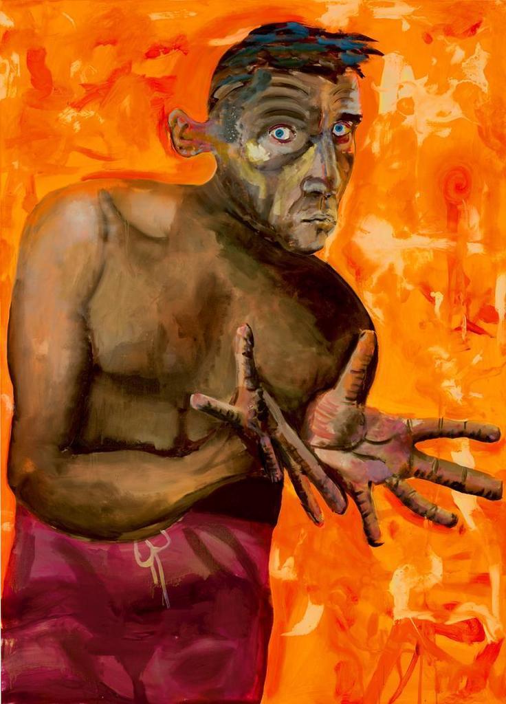Albert Oehlen, SELBSTPORTRAIT MIT LEEREN HÄNDEN (SELF-PORTRAIT WITH EMPTY HANDS)