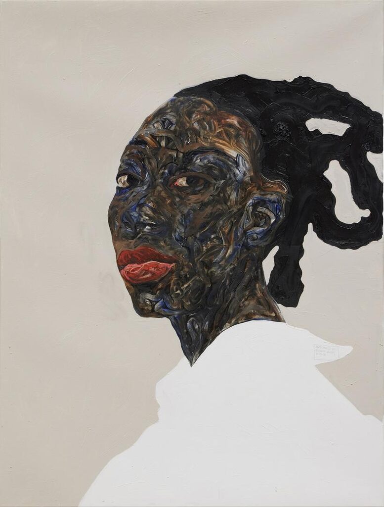 Amoako Boafo, Locks and White Shirt