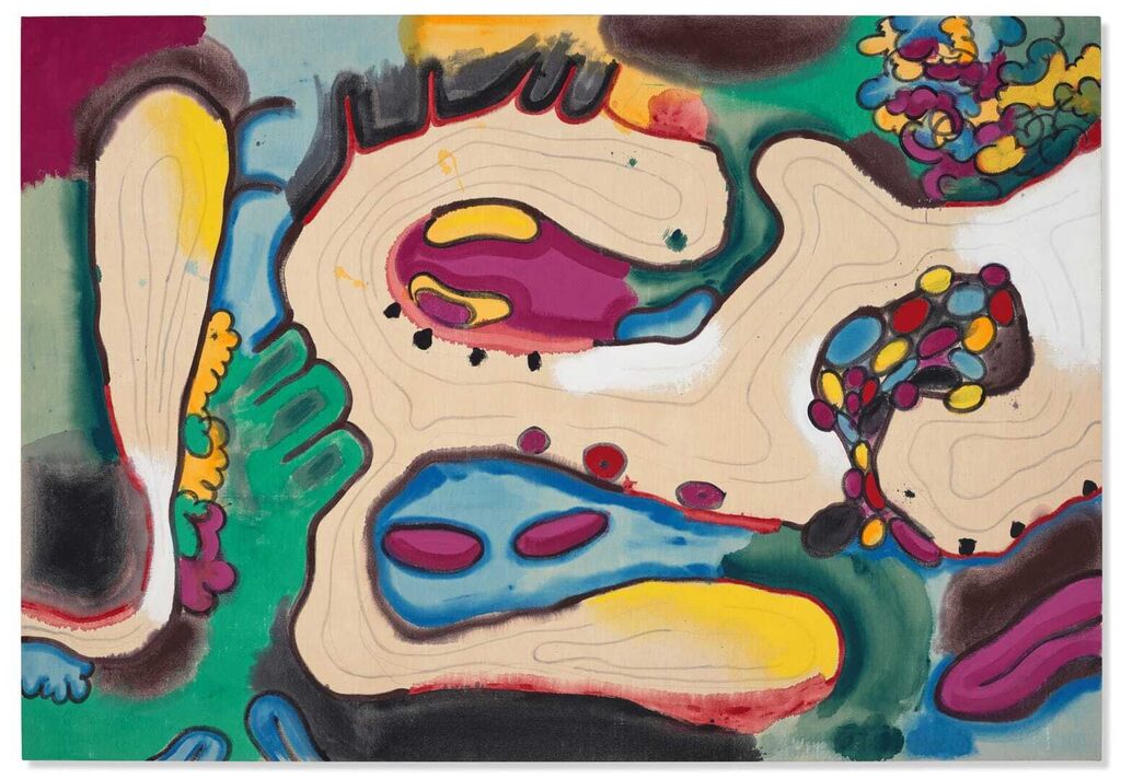 Carroll Dunham, Group E, #1