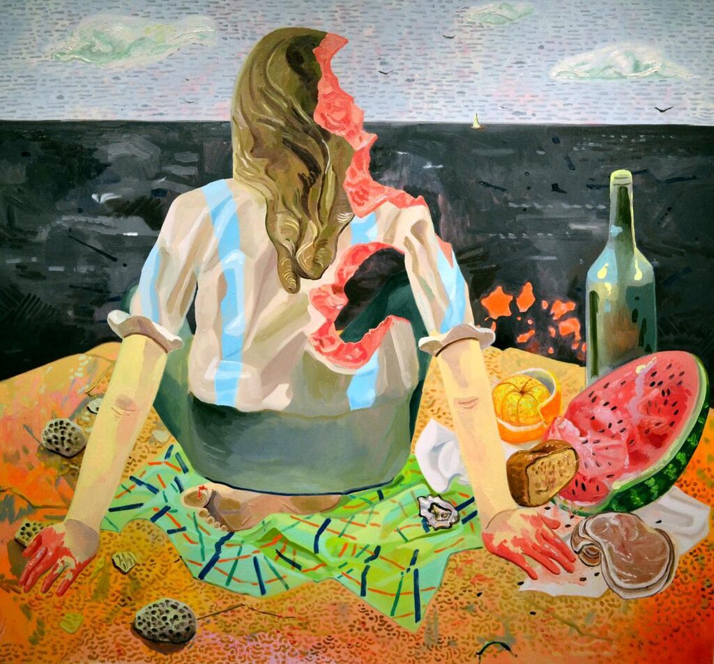 Dana Schutz, Gouged Girl