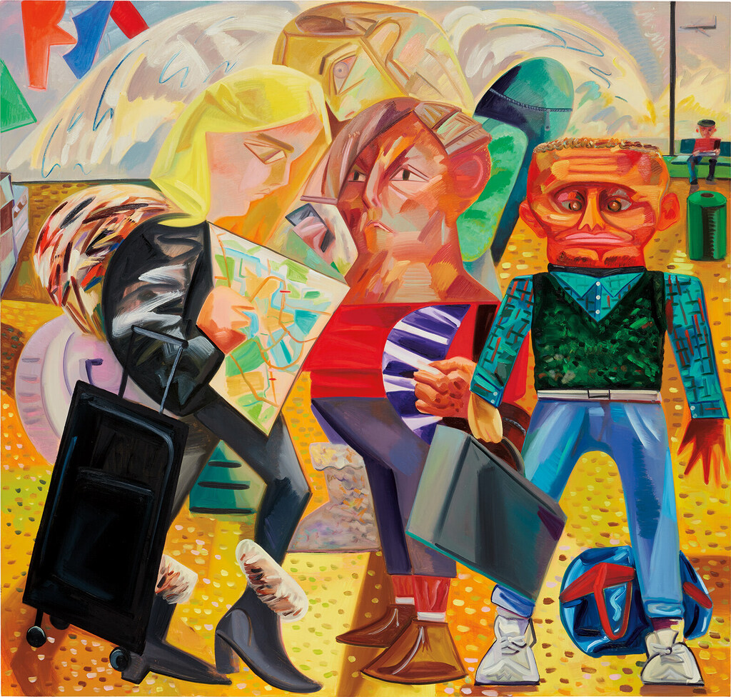 Dana Schutz, Swiss Family Traveling