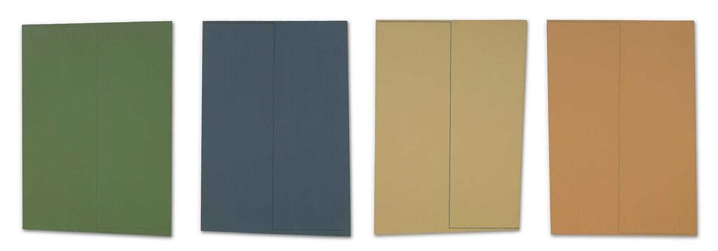 Robert Mangold, Distorted Rectangles with Line Divisions