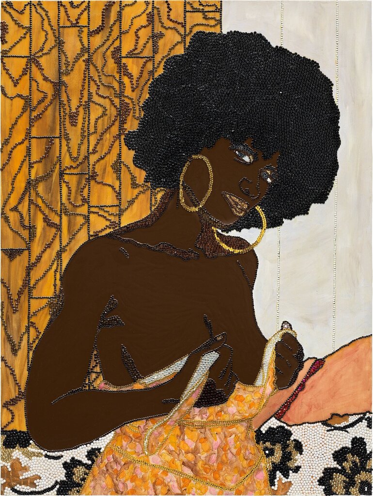 Mickalene Thomas, As If You Read My Mind
