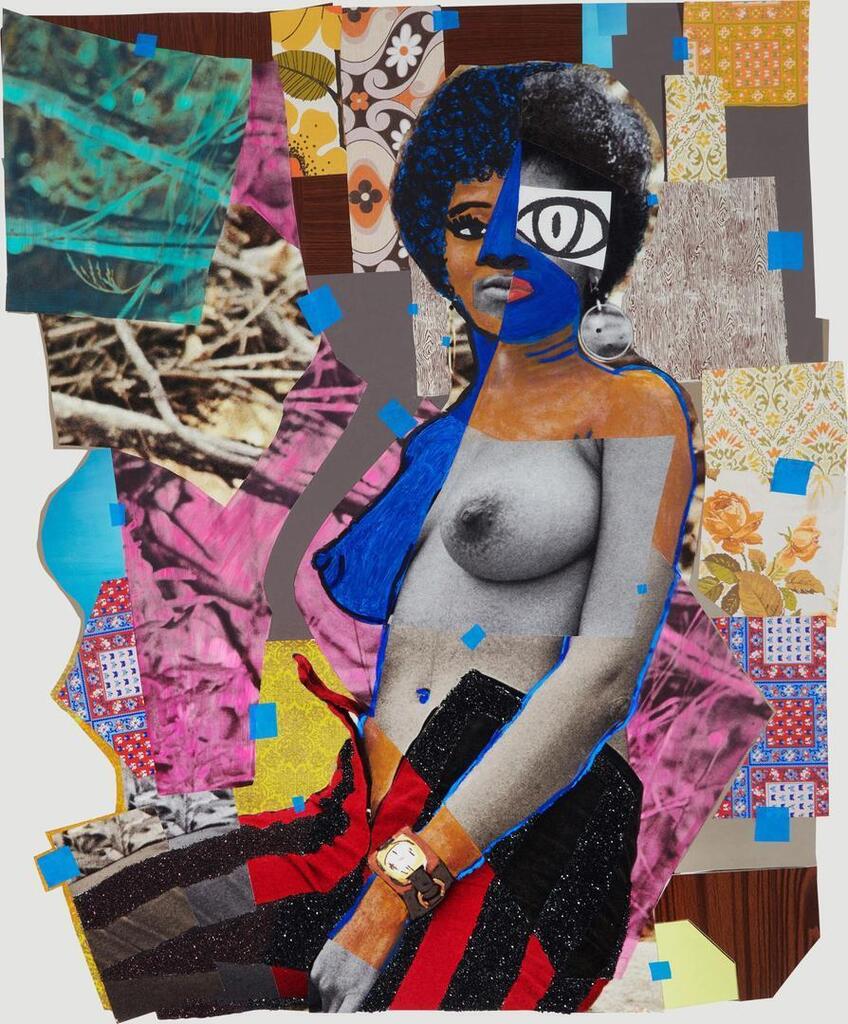 Mickalene Thomas, Thom 1, Jet Blue 1