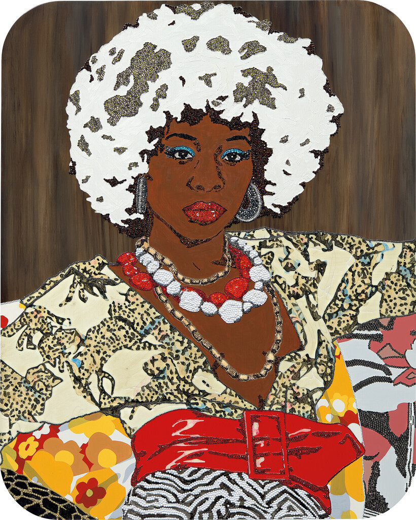 Mickalene Thomas, Portrait of Jessica