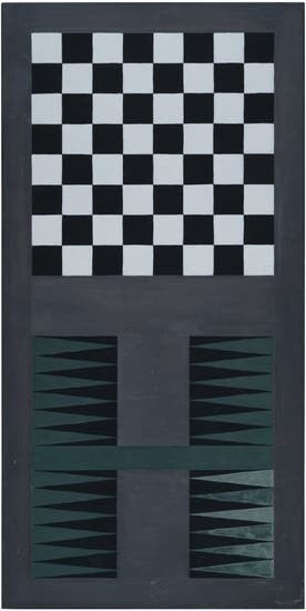 Sherrie Levine, Untitled (Lead Checks / Lead Chevron: 7)