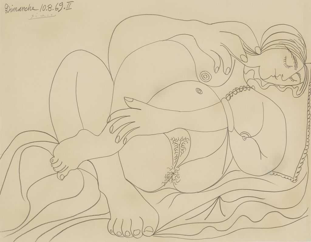 Pablo Picasso, Nu couché