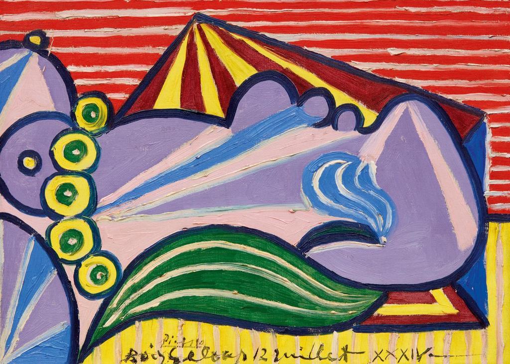 Pablo Picasso, TÊTE DE FEMME ENDORMIE