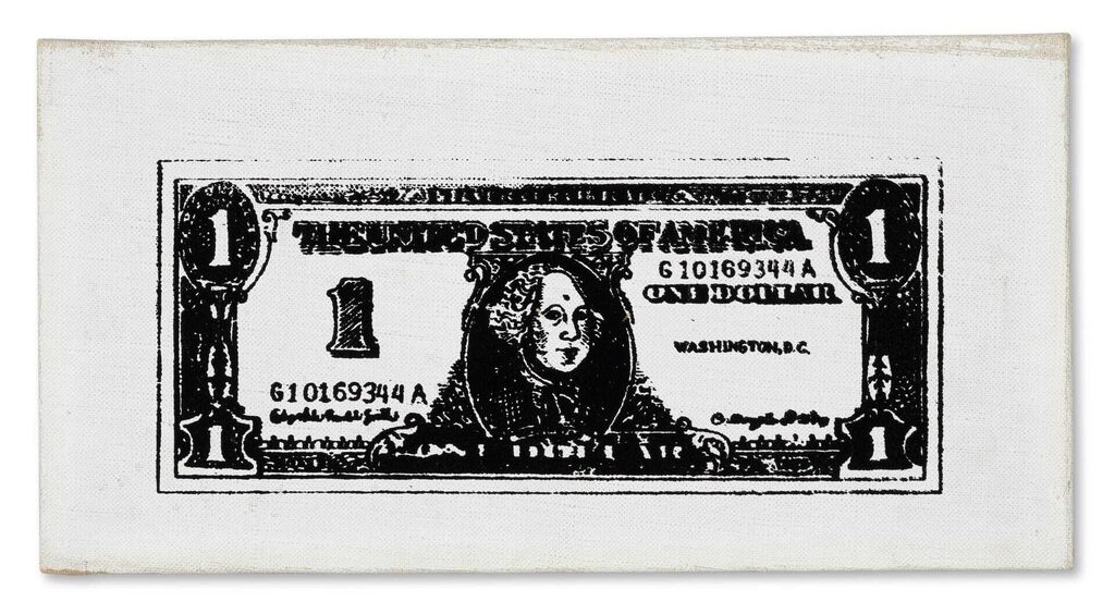 Andy Warhol, One Dollar Bill (Front)