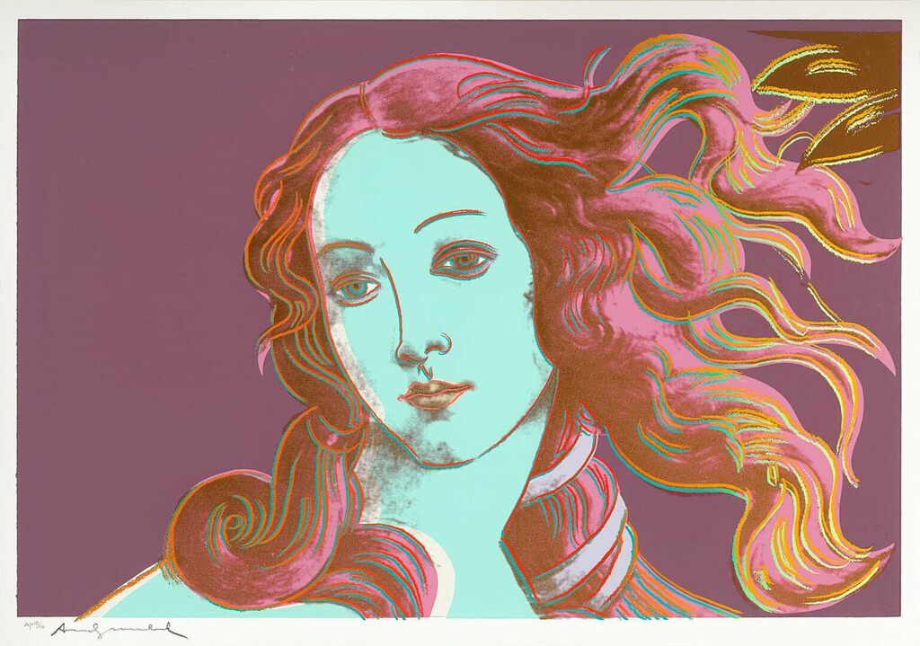 Andy Warhol, Details of Renaissance Paintings (Sandro Botticelli, Birth of Venus, 1482)