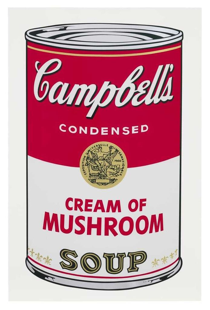 Andy Warhol, Cream of Mushroom (from Campbell's Soup I)