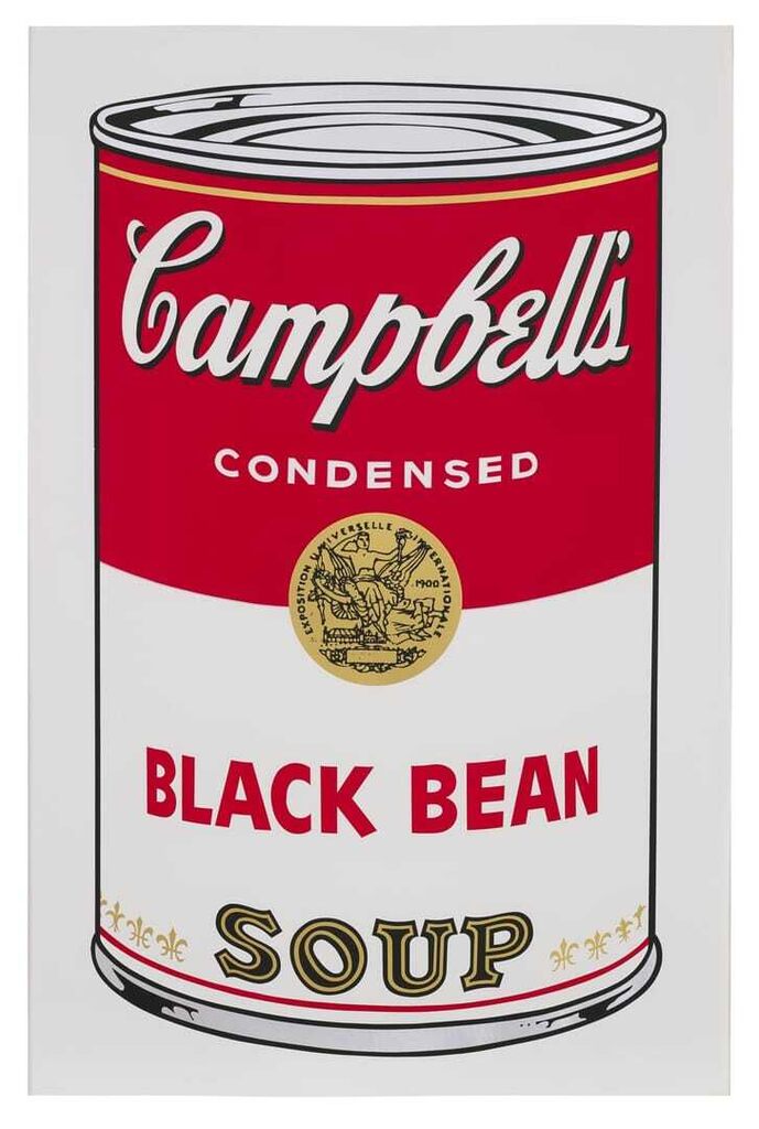 Andy Warhol, Black Bean (from Campbell's Soup I)