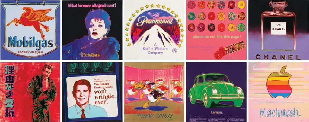 Andy Warhol, Ads