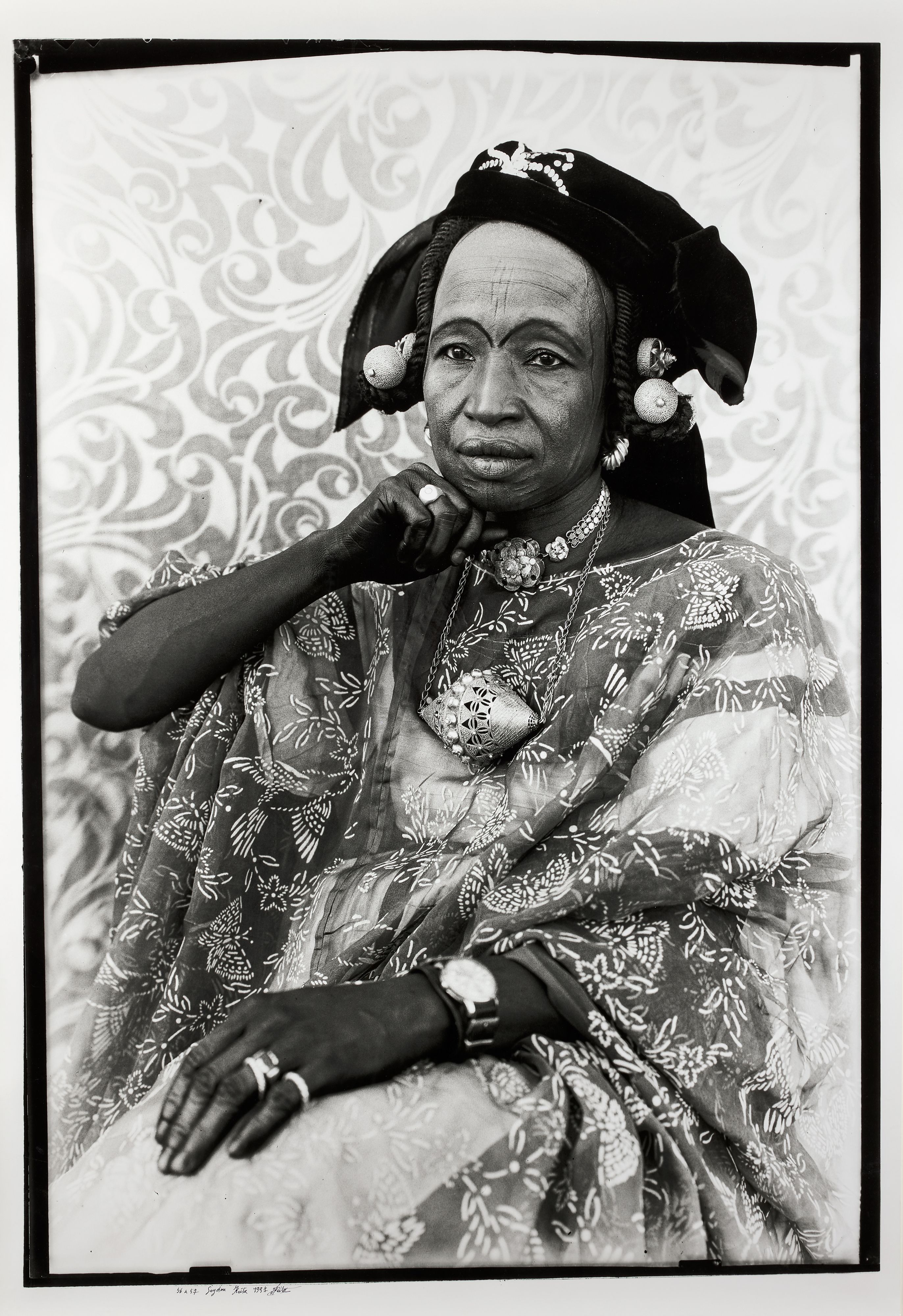 Sans titre (femme khassonké avec sourcils peints) - 1956-1957 (tirage de 1997)