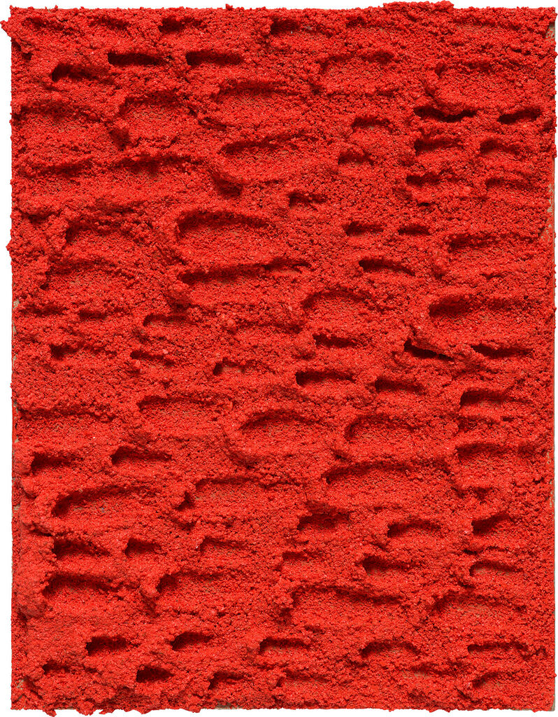 Untitled (Red Sand #1, Dash and Dot)
