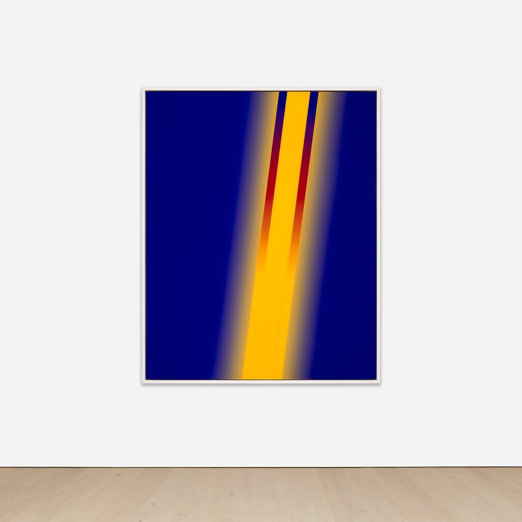 PHOTOSHOP CS: 60 BY 48 INCHES, 300 DPI, RGB, SQUARE PIXELS, DEFAULTS “BLUE, YELLOW, BLUE”, MOUSEDOWN Y=30 X=5100, MOUSEUP Y=1170 X=13890; PHOTOSHOP TOOL “WAND”, CLICK= Y=1080 X=8460, TOLERANCE=30; DEFAULT GRADIENT “BLUE, RED, YELLOW”, MOUSEDOWN Y=450 X=9240, MOUSEUP Y=11940 X=7800