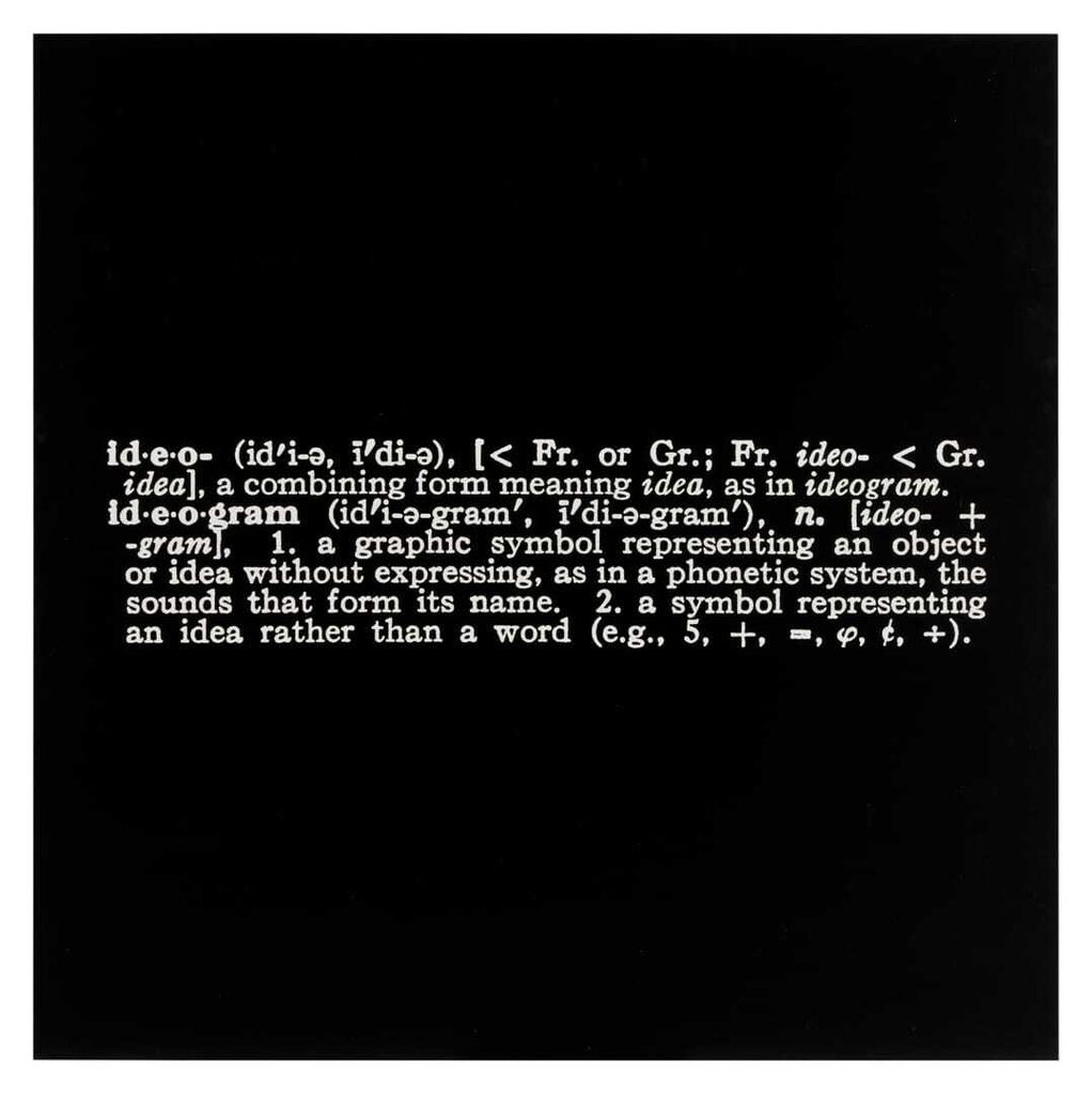‘Titled (Art as Idea as Idea)’ [ideo]