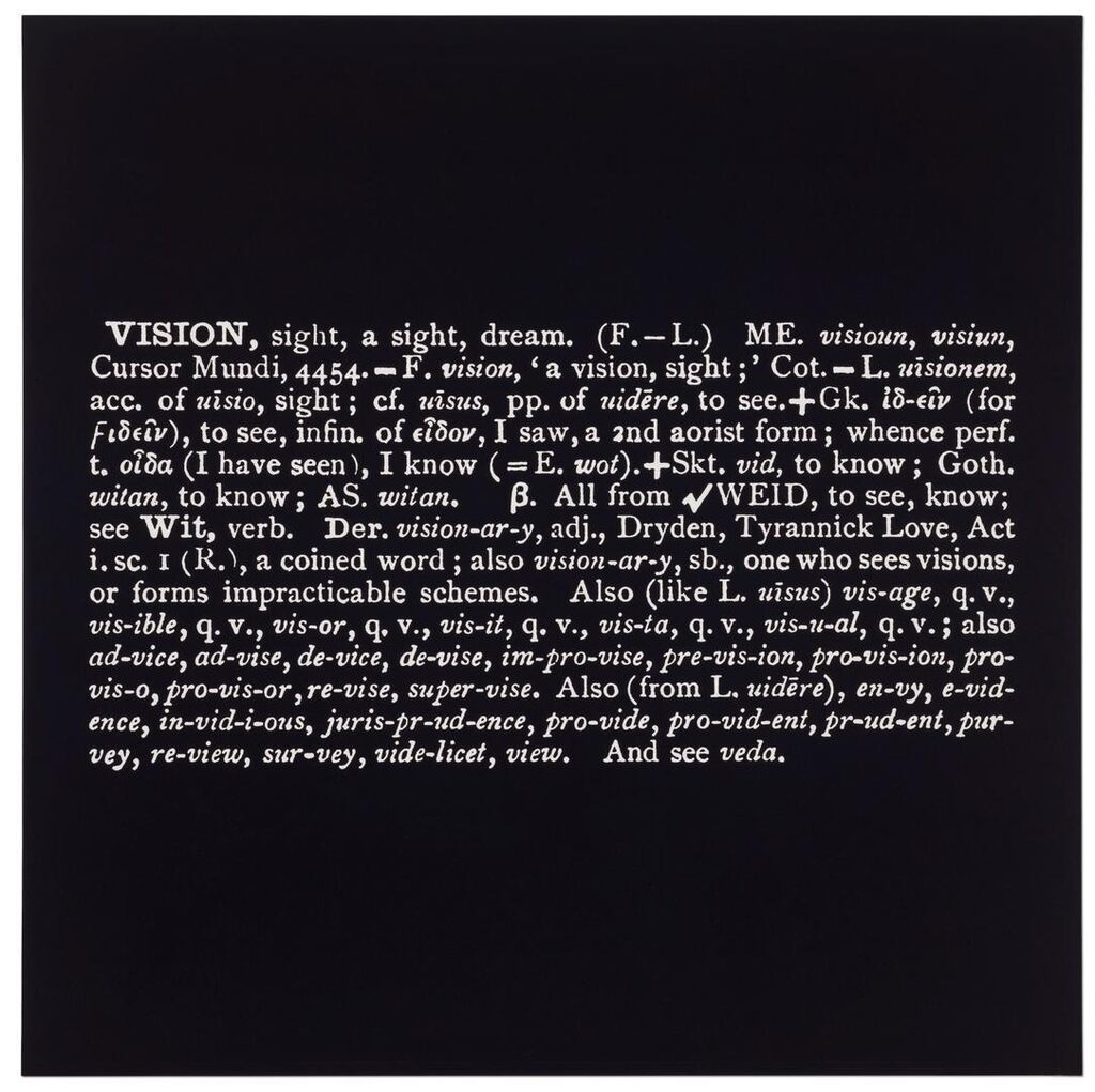 'Titled (Art as Idea as Idea) [Vision]'