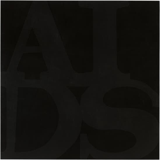 General Idea, AIDS (Reinhardt) #4
